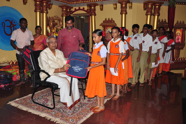Distribution of School Bags for Poor Students